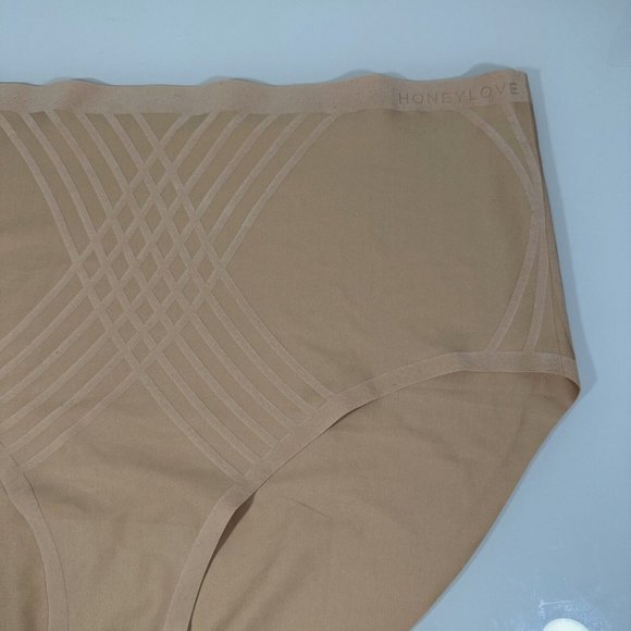 NEW $40 Honeylove [ 3X ] Silhouette Shaping Briefs‎ in Sand Nude - Picture 5 of 11